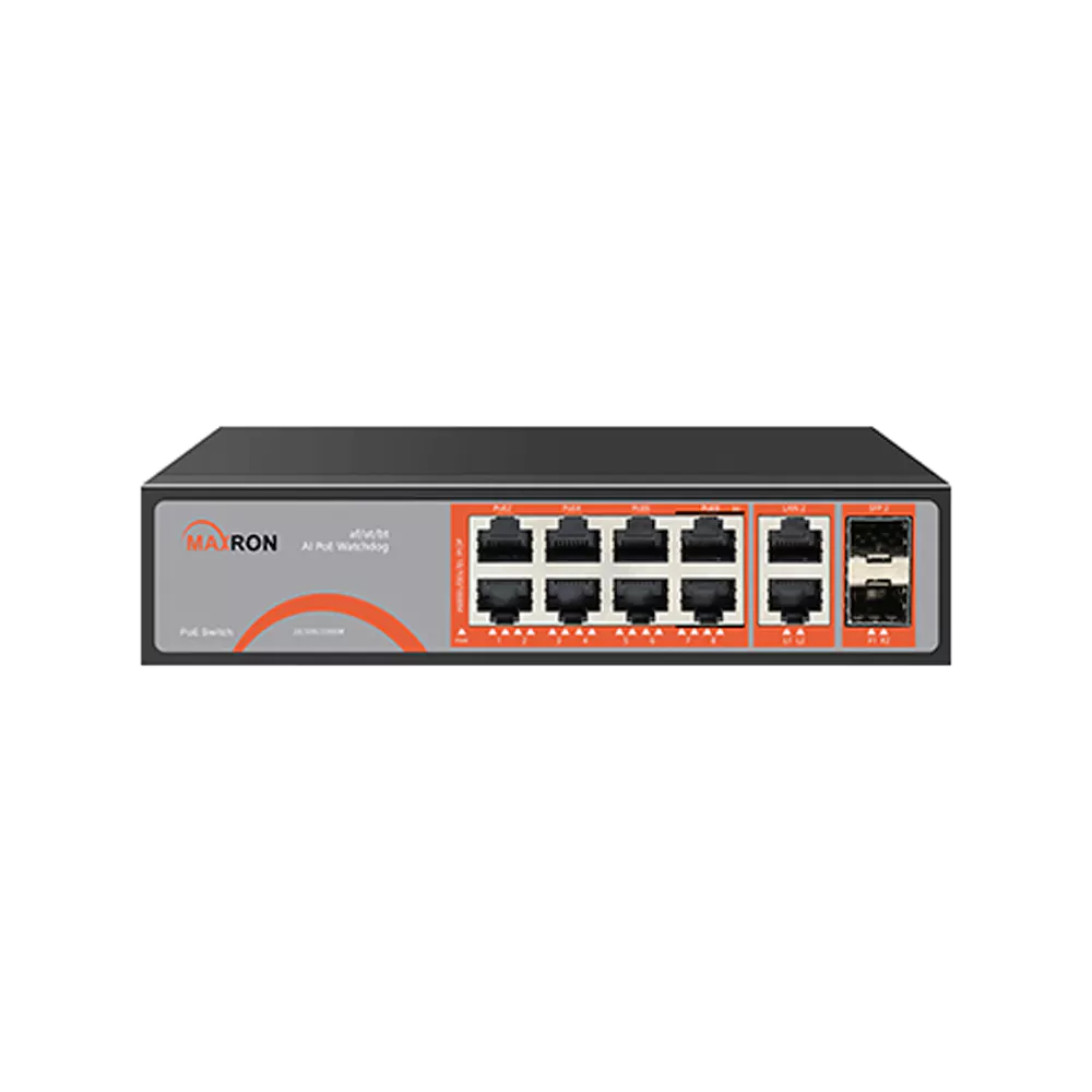 سوئیچ شبکه 8 پورت مکسرون مدل MSW-3208GP-2GL-120I