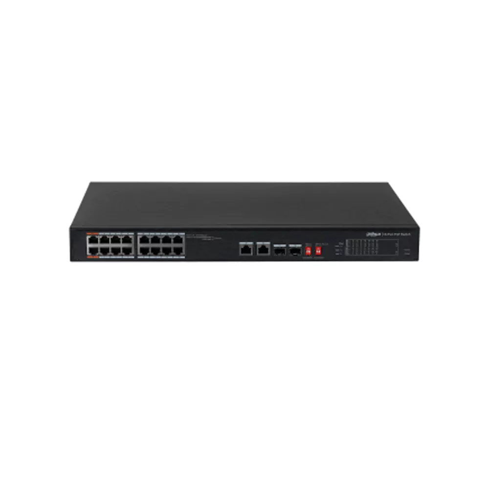 سوئیچ شبکه 18 پورت داهوا مدل PFS3218-16ET-135